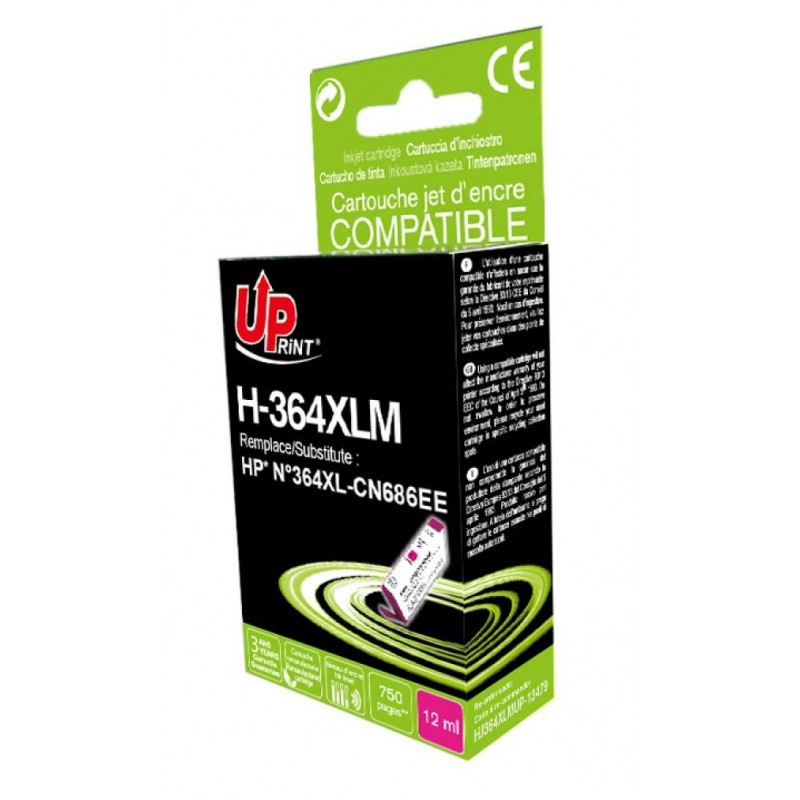 Мастилница UPRINT CN686 HP No364XL, Magenta-LF-INK-HP-CN686-UP