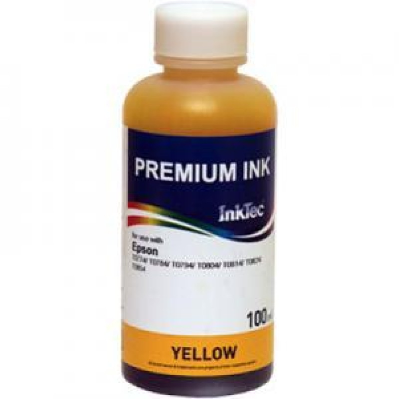 Бутилка с мастило INKTEC за Canon GI-490/790/890/990, Жълт, 100 ml-INKTEC-CAN-0090-100MY