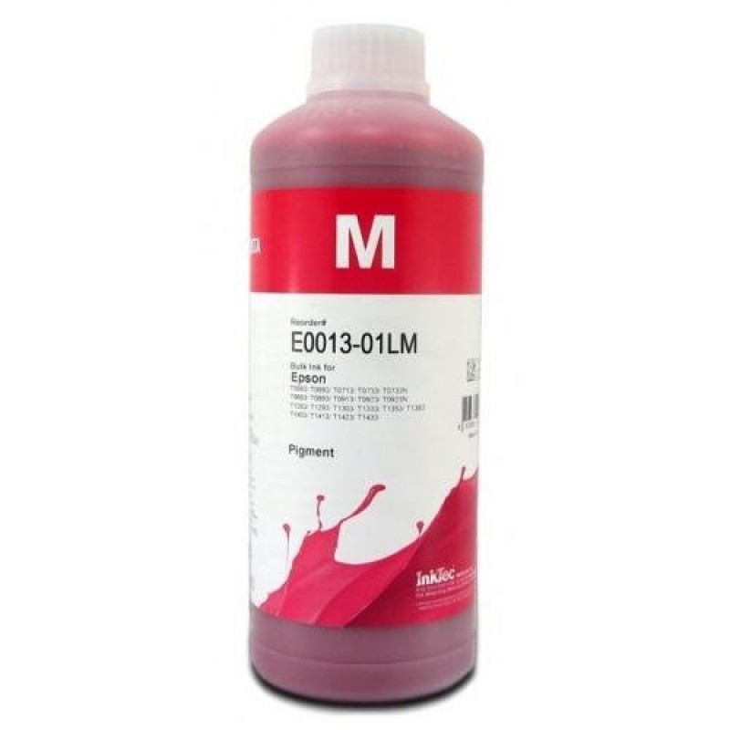 Бутилка с мастило INKTEC за  HP,CB319/CB324/No564/364 , Червен, 1000 ml-INKTEC-HP-7064-1LM