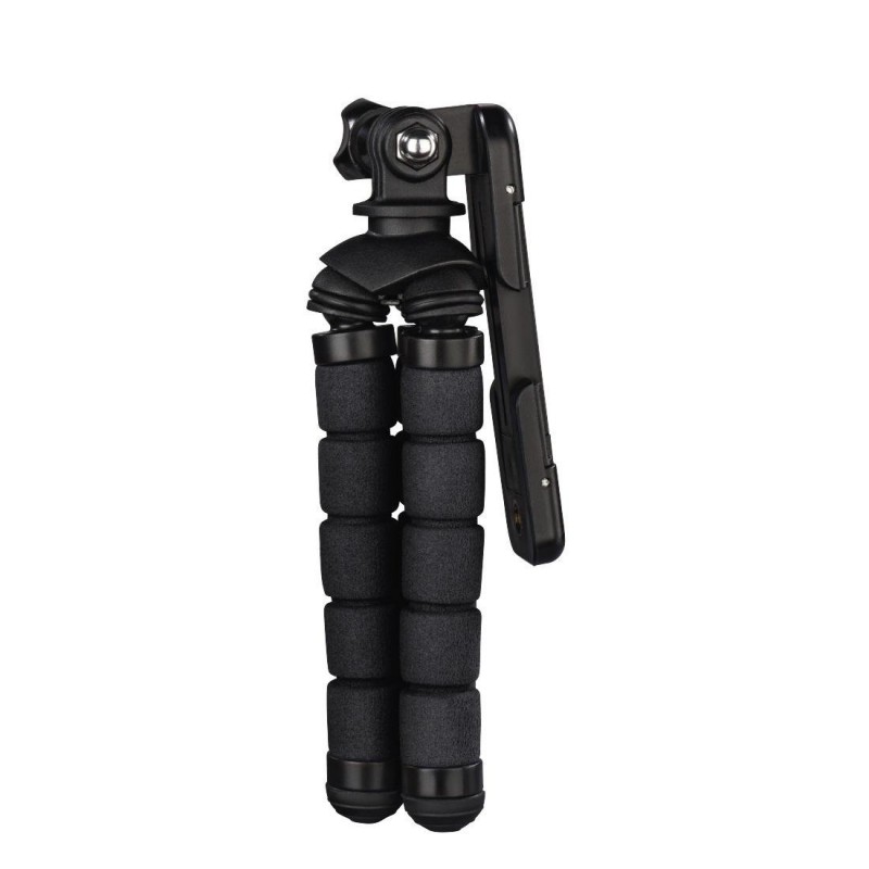 Мини статив HAMA Flex, за смартфони, 14 см, Черен-HAMA-04609