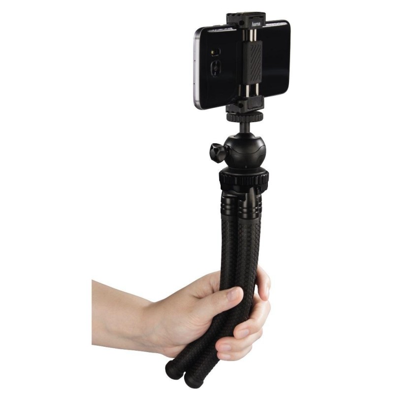 Мини статив HAMA FlexPro, за смартфони, 27 см, Черен-HAMA-04605