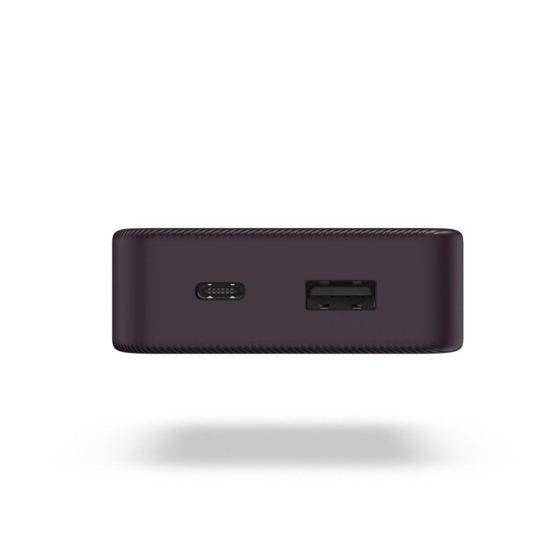 HAMA Външна батерия "Colour 10", 10000 mAh, 2 изхода: USB-C, USB-A, тъмно червена, HAMA-201712
