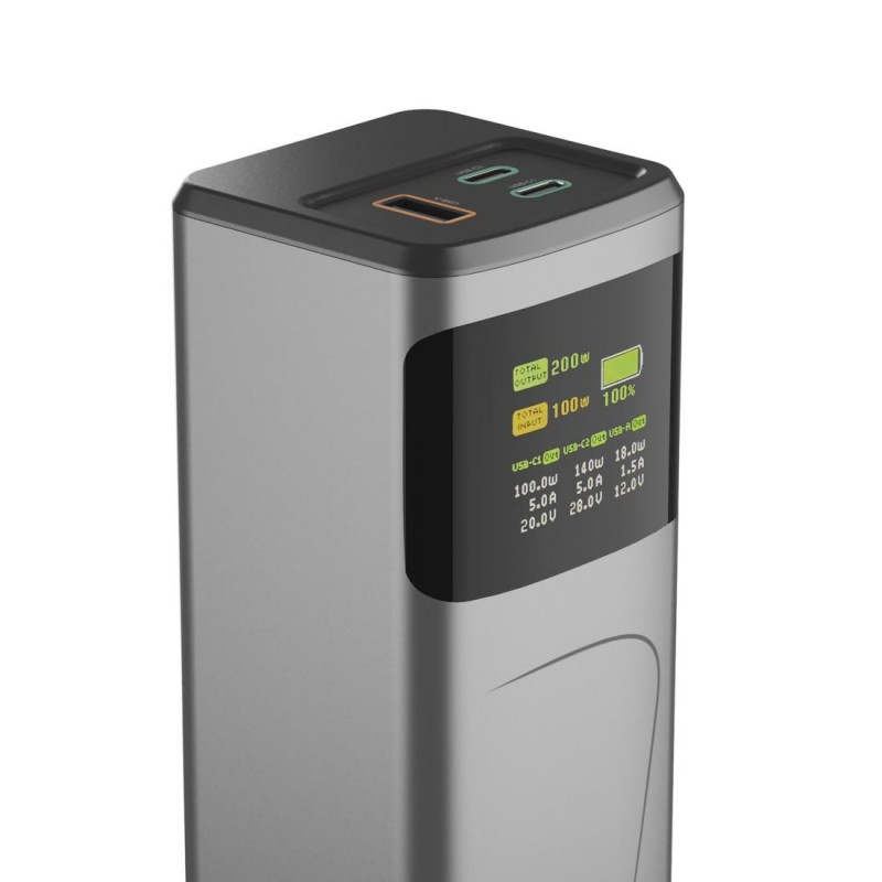 HAMA Външна батерия „High Power“, 200 W, 24000 mAh, 2x USB-C, USB-A, бързо зареждане