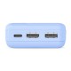 HAMA Външна батерия "Pocket 10", 10000 mAh, Изходи: 2x USB-A, син