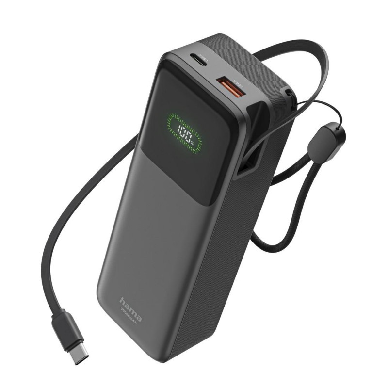 HAMA Външна батерия „Roll Up“, 20000 mAh, 45 W