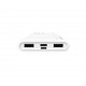 Външна батерия Silicon Power GP15 10000 mAh, Бяла, SLP-PB-GP15-WT