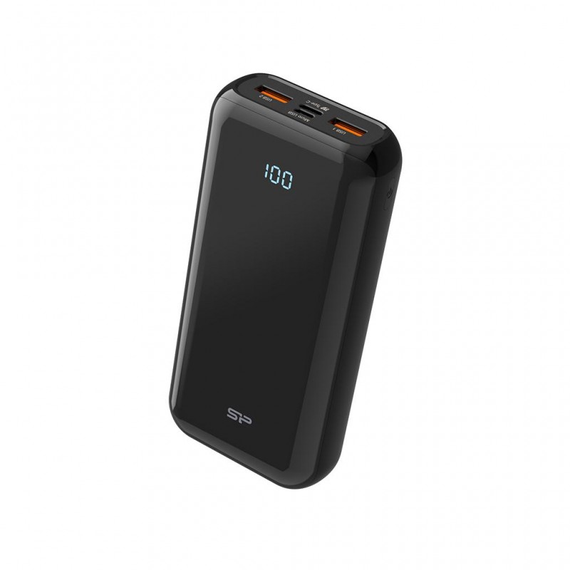 Външна батерия Silicon Power QS28 20000 mAh, SLP-PB-QS28-BK