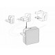 Delock Зарядно устройство GaN, 2 x USB-C, PD 65 W, адаптер за EU / US / UK, DELOCK-41443