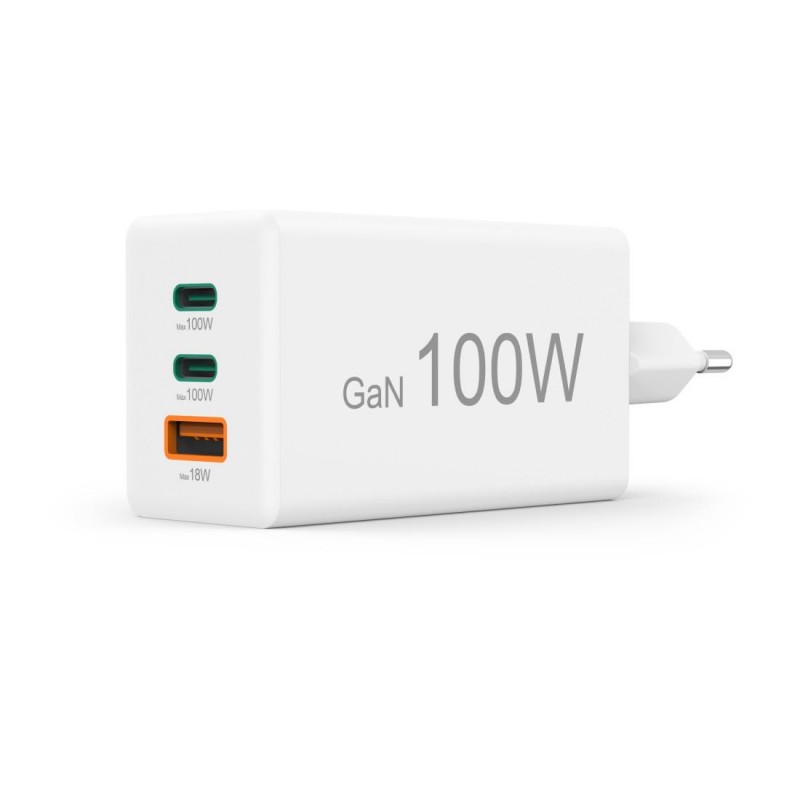 HAMA Бързо зарядно, 100 W, GaN, 201997, HAMA-201997