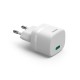 HAMA Зарядно устройство, 30 W, GaN, USB-C, PD/Qualcomm®, Zero Standby, бяло