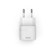 HAMA Зарядно устройство, 30 W, GaN, USB-C, PD/Qualcomm®, Zero Standby, бяло