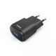Мрежово зарядно Hama, USB-A, 6 W, Черен, HAMA-201644