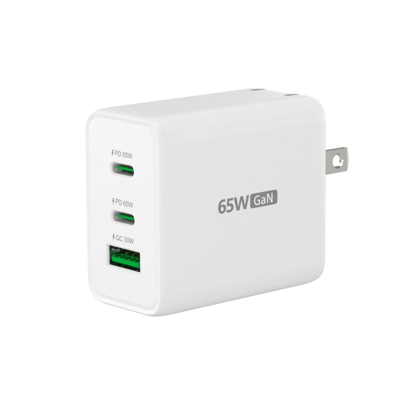 Мрежово зарядно j5create JUP3365E 65W, 3 порта, USB-C, USB-A, J5-JUP3365E