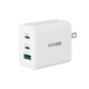 Мрежово зарядно j5create JUP3365E 65W, 3 порта, USB-C, USB-A, J5-JUP3365E