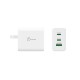 Мрежово зарядно j5create JUP3365E 65W, 3 порта, USB-C, USB-A, J5-JUP3365E