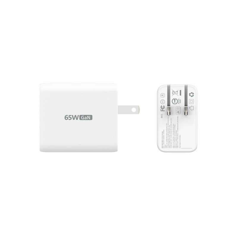 Мрежово зарядно j5create JUP3365E 65W, 3 порта, USB-C, USB-A, J5-JUP3365E