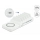 USB и безжично зарядно Delock, 2 x USB-C PD, 3 x USB-A, DELOCK-41450