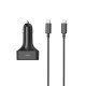 Захранване за лаптоп за кола HAMA, USB-C, (PD), 5-20 V/ 65 W, HAMA-200018