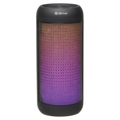 Блутут колонка Denver BTL-63, с RGB осветление и опция за TWS сдвояване