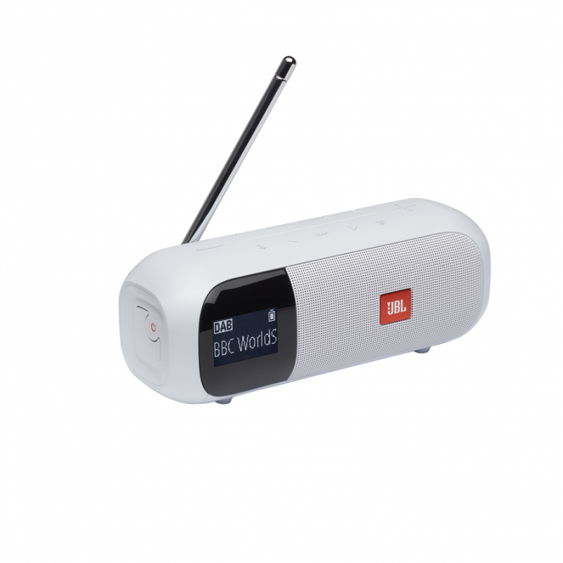 Блутут колонка с радио JBL Tuner 2 Бял-JBL-TUNER2-WH