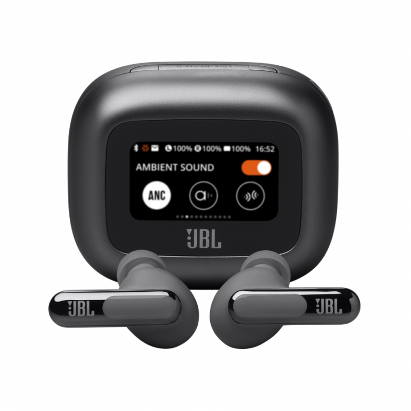 Блутут слушалки-тапи JBL Live Beam 3 - Черни, JBL-LIVE-BEAM3-BLK