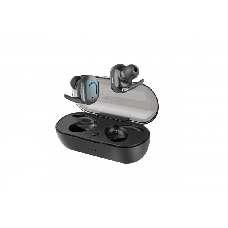 Блутут слушалки-тапи с докинг кутийка Mahell Bass 13, True Wireless, Bluetooth 5.0, Черни-ML-AH-B13-TWB