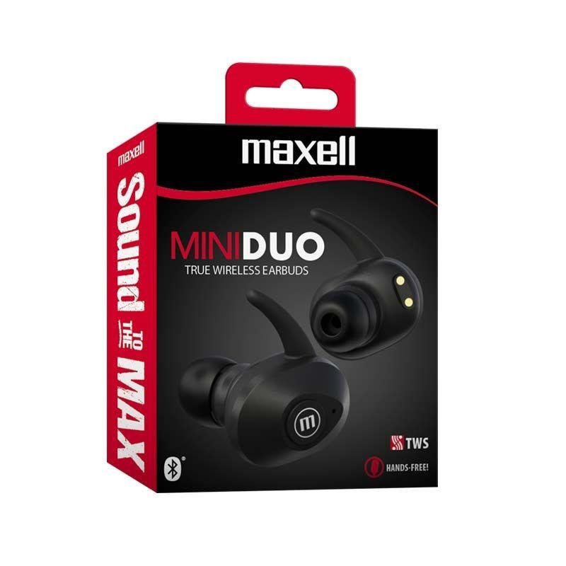 Блутут слушалки-тапи с докинг кутийка Mahell MINI DUO, True Wireless, Bluetooth 5.0, Черни-ML-AH-BT-MINIDUO