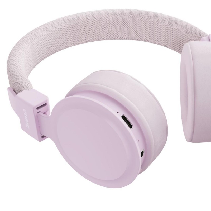 HAMA Слушалки с микрофон "Freedom Lit III"  Bluetooth, On-Ear ,  розови