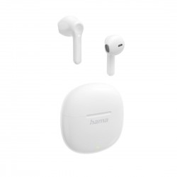 Hama Блутут слушалки "Action One", TWS, Earbuds, бял