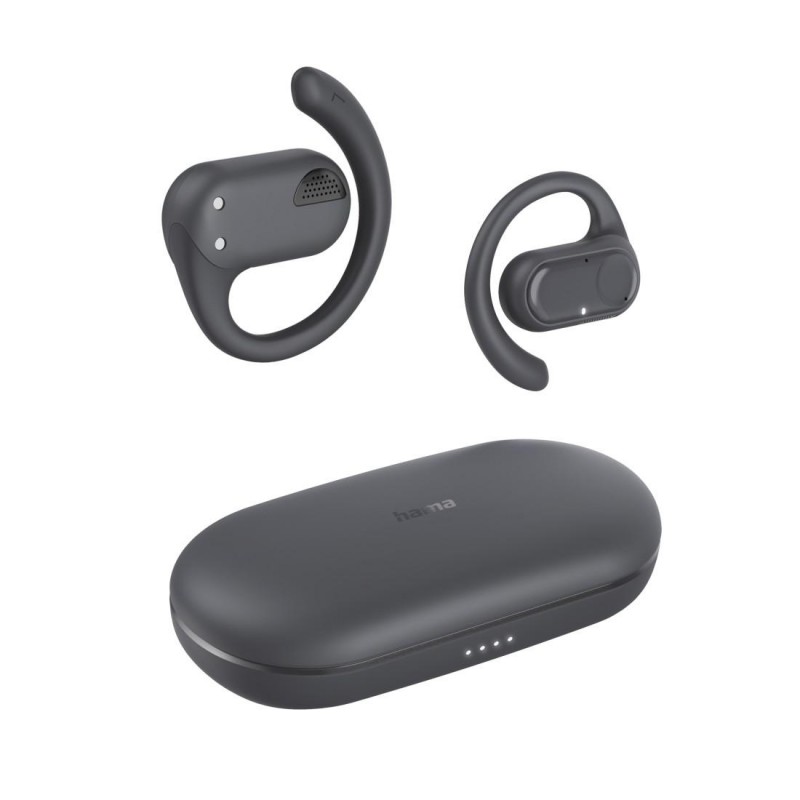 Hama Блутут слушалки „Spirit Open“, OWS отворени уши, True Wireless, приложение, черни
