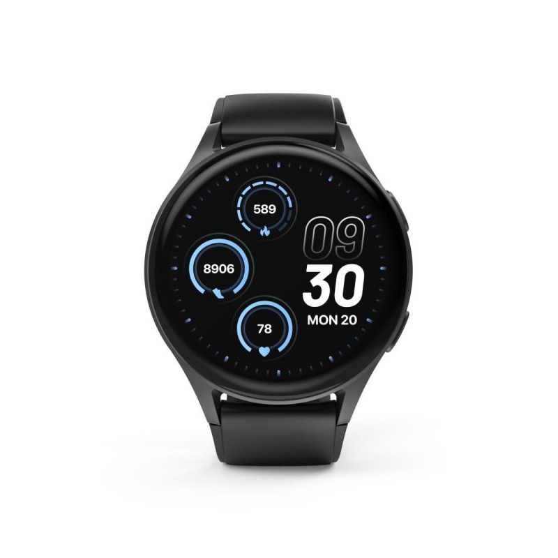 HAMA Смартчасовник "8900", GPS, AMOLED 1.43", Alexa, черен, HAMA-178611