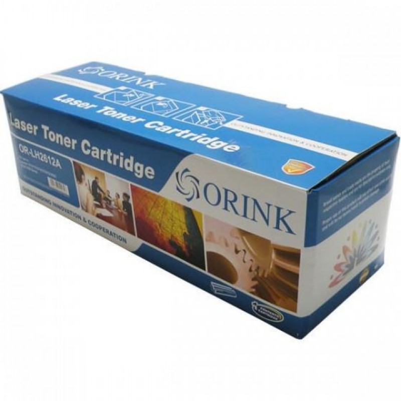 Тонер касета ORINK HP Q2612A / Can LBP2900/ Q2612A, Черен-ORINK-TON-HP-Q2612-FX10