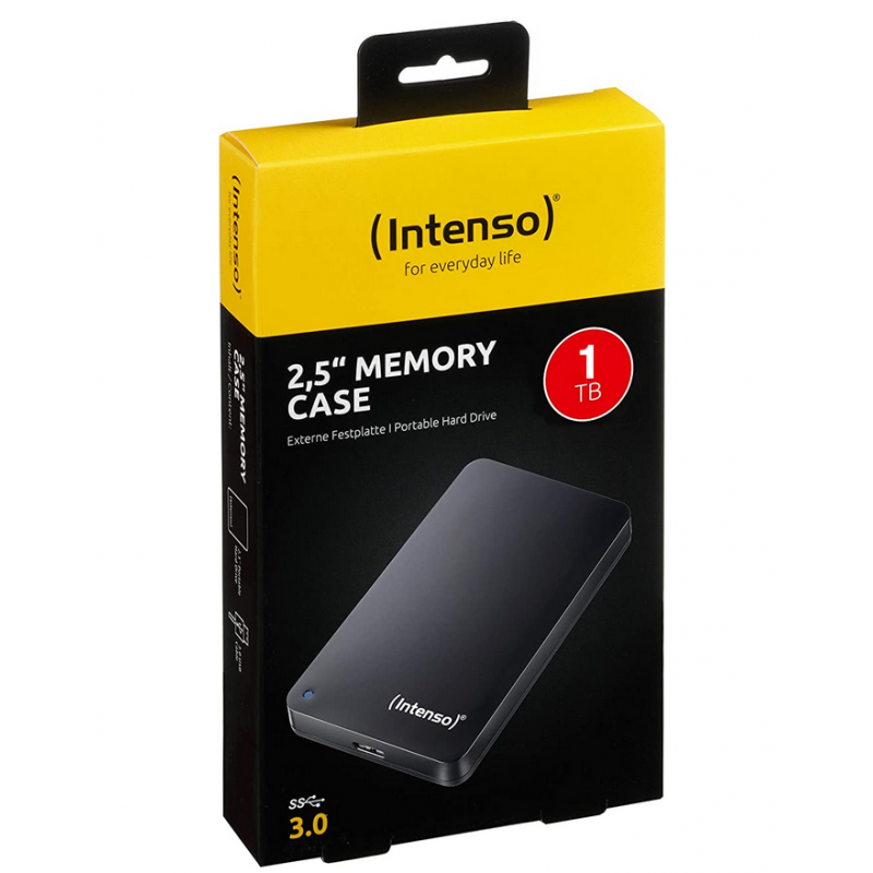 Външен хард диск Intenso, 2.5, 1TB, USB3.0-INTENSO-HDD-1TB-EX-BK
