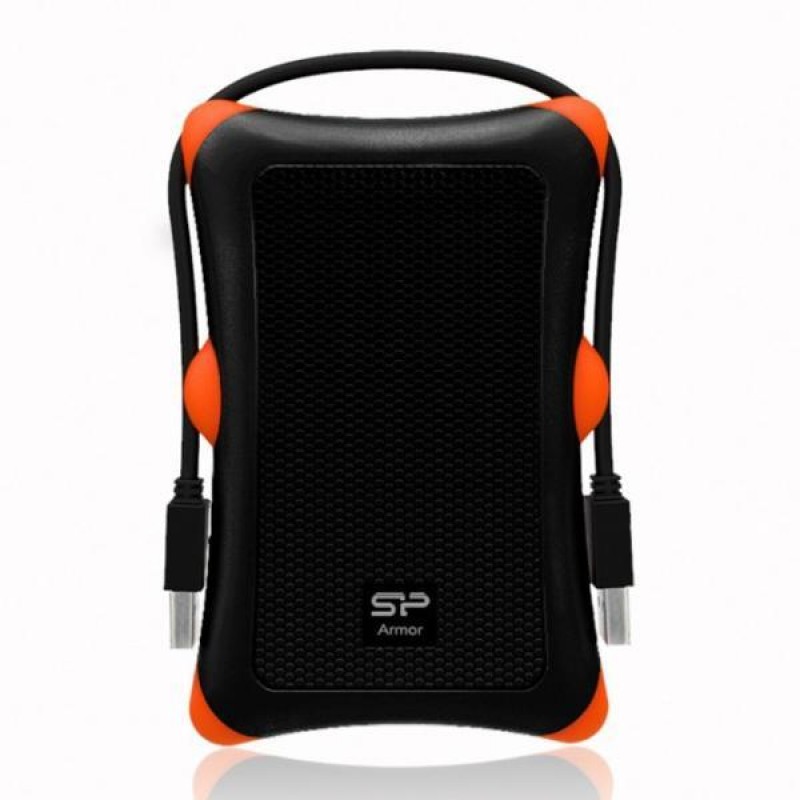 Външен хард диск SILICON POWER Armor A30, 2.5", 1TB, USB3.1, Черен-SP010TBPHDA30S3B