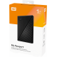 Външен хард диск Western Digital My Passport 1TB 2.5 HDD Black USB 3.2, WD-HDD-PASSPORT-1TB