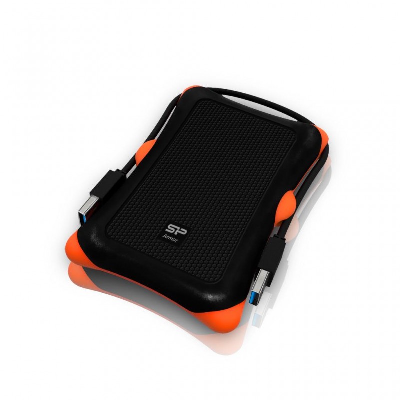 Външен хард диск SILICON POWER Armor A30, 2.5", 1TB, USB3.1, Черен-SP010TBPHDA30S3B