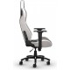 Геймърски стол Corsair T3 RUSH - Fabric Grey/White