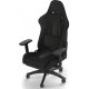 Геймърски стол Corsair TC100 RELAXED - Fabric Black/Black