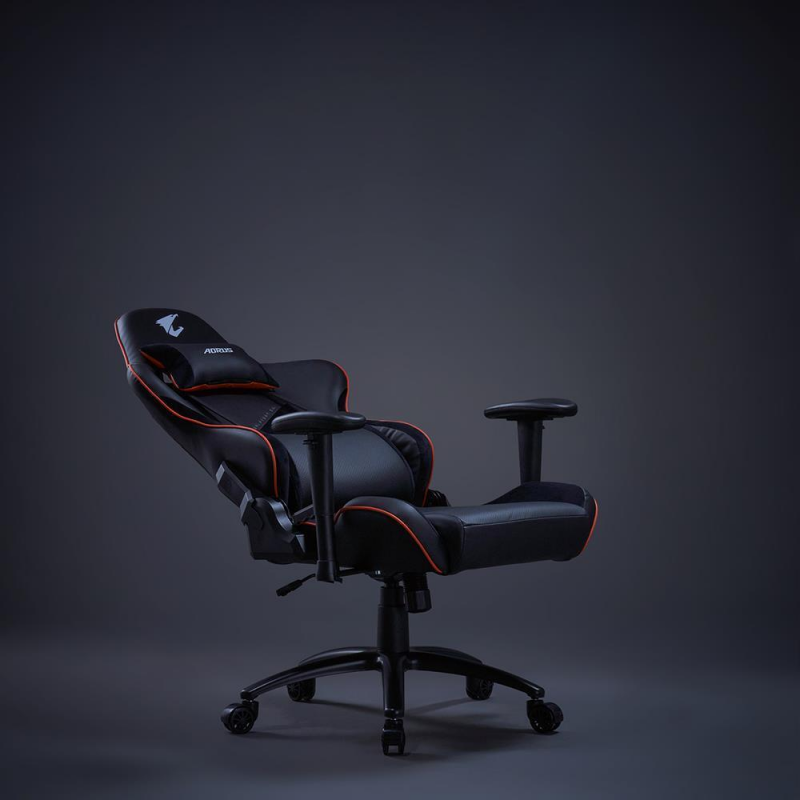Геймърски стол Gigabyte Aorus AGC310, Черно и Оранжево, GA-CHAIR-AGC310