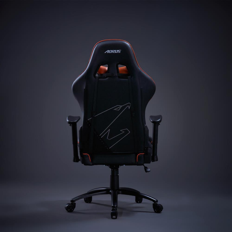 Геймърски стол Gigabyte Aorus AGC310, Черно и Оранжево, GA-CHAIR-AGC310