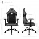 Геймърски стол ThunderX3 EAZE Mesh - Черен, TX3-CHAIR-GAGC-348