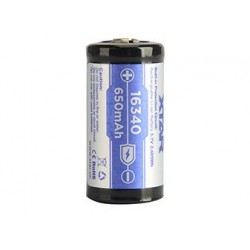 Акумулаторна батерия CR-123 LiIon  3,7V 16340 650mAh XTAR