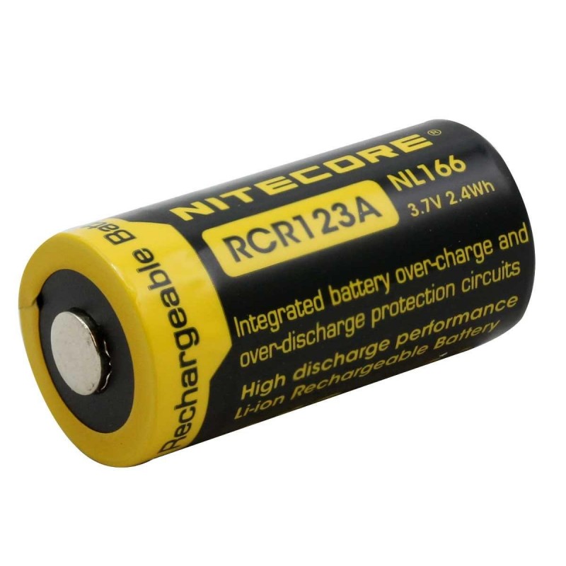 Акумулаторна батерия CR-123 LiIon  3V 16340 650mAh NITECORE-NITECORE-BR-CR123