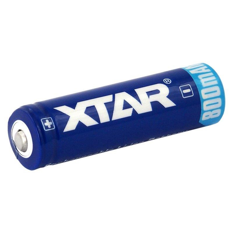 Акумулаторна батерия LiIon  AA R6  3,7V 800mAh  XTAR, XTAR-BR-AA-3.7V-LiIon