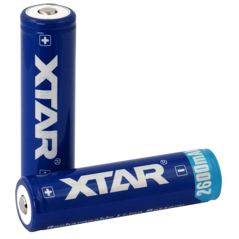 Акумулаторна батерия XTAR за фенери 18650 със защита , 2600mAh, Li-ion, XTAR-BL-CR18650-2600PCM