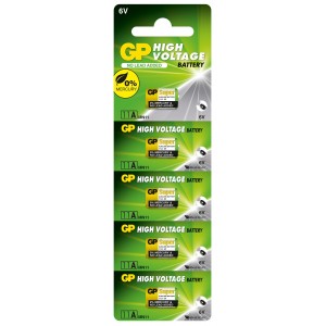 Алкална батерия GP А11 6V за дистанционни /5бр./pack цена за 1 бр./