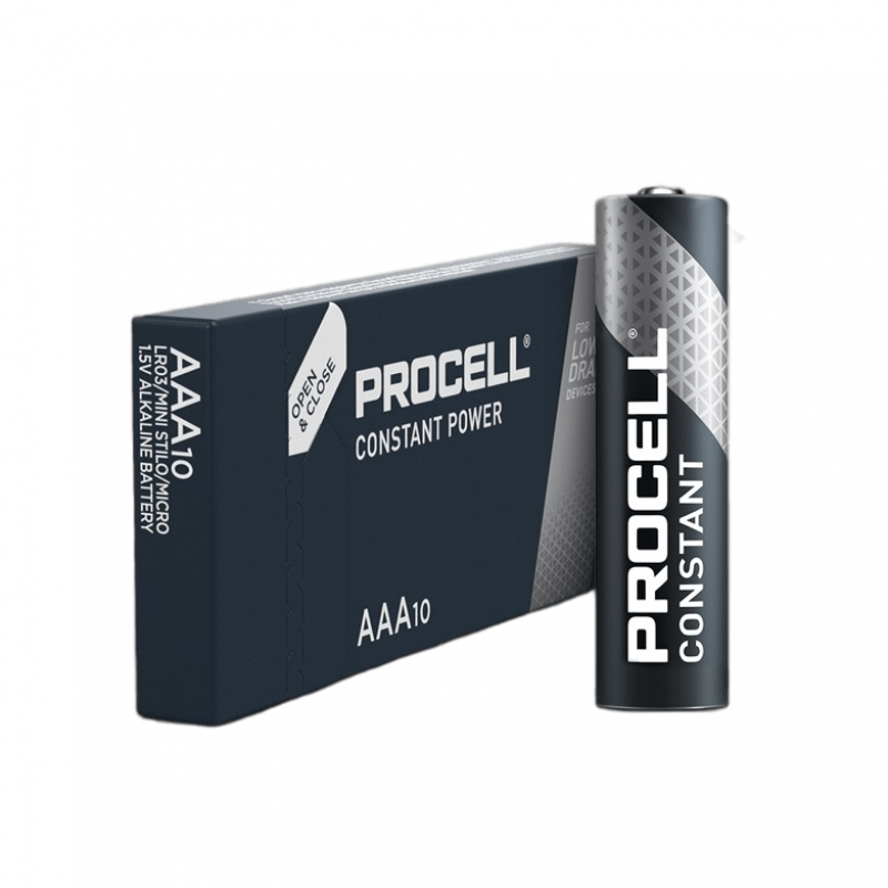 Алкална батерия LR03 1,5V AA  10pk опаковка CONSTANT MN2400  PROCELL, PROCELL-LR03-10PK-CON