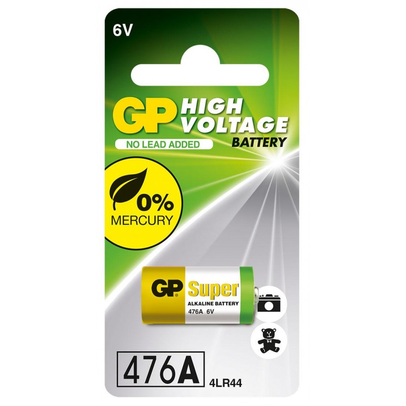 Алкална фото батерия 4LR44 -1бр. 476A GP-GP-BA-476AF-U1