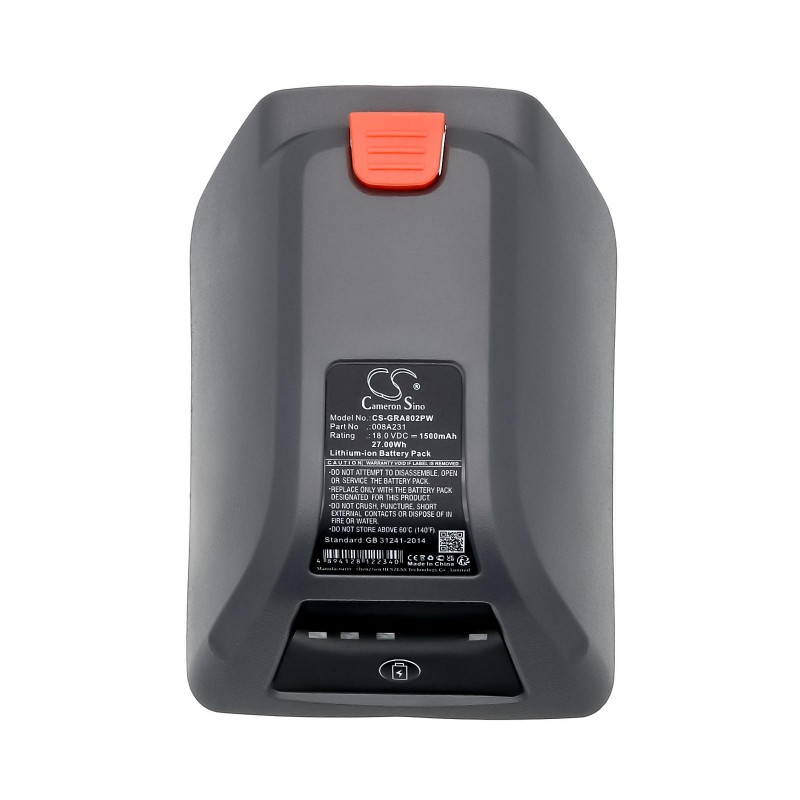 Батерия за компютър за поливане Gardena 8025-20 Comfort Wand-Schlauchbox 35 roll-up automatic Li  LiIon 18V 1500mAh Cameron Sino