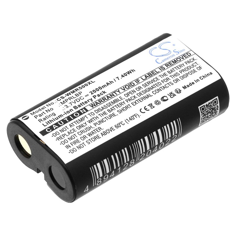 Батерия за за безжични  Bluetooth слушалки Wisycom MPRLBP, MPR30, MPR50, MPR51, MPR52, MTP60 LiIon 3.7V 2000mAh CAMERON SINO